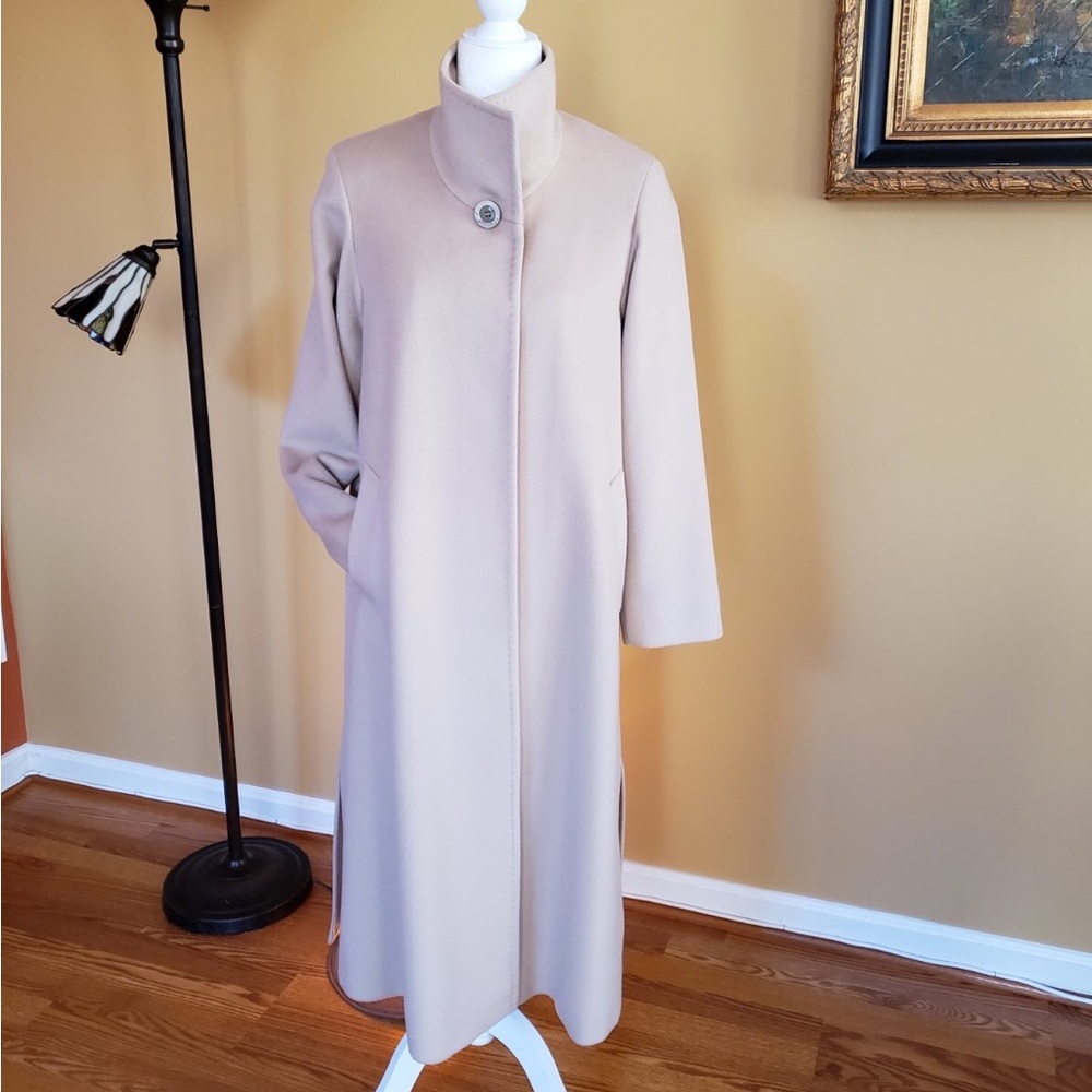 Designer CINZIA ROCCA wool long trench coat